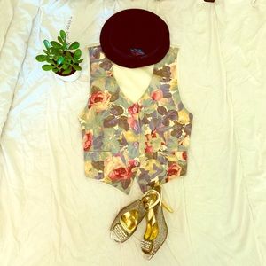 Stampede vintage floral Vest.